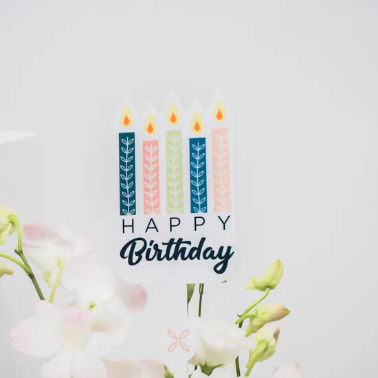 Feel Good Tea Cherry Blossom Tea Box | Birthday Blooms Tray