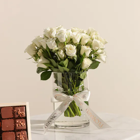 Soucolat Classic Chocolate Wood Tray | Shinny Flowers