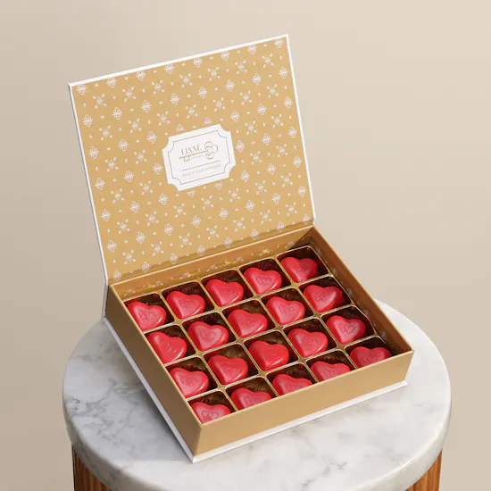 Linne Heart Chocolates Box | 20 Pieces