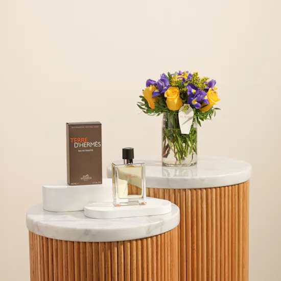 Hermès Terre D'Hermès EDT For Men | Enchantment Flowers Vase