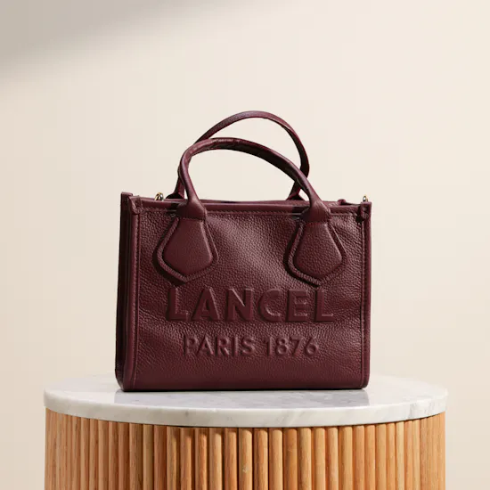 Lancel Jour De Lancel Small Tote Cassis Color Bag