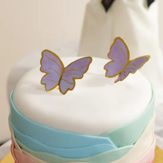 Floward Rainbow Butterfly Birthday Cake | Unique Flowers Bouquet