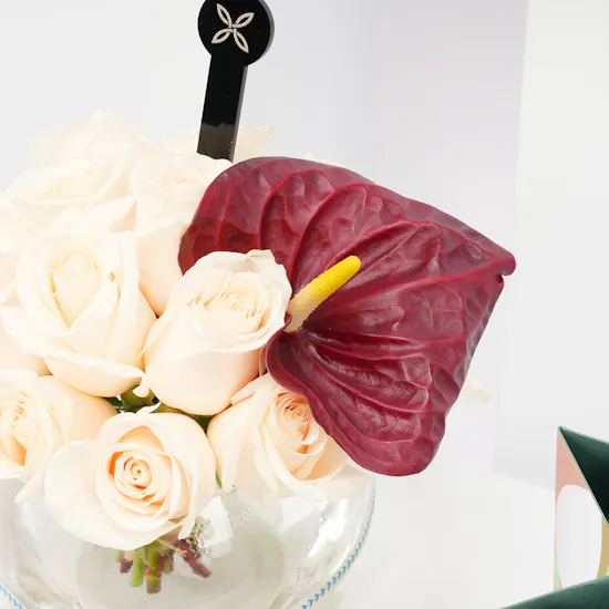 Miss L by L'azurde The Heart Necklace | Roses Get Well Soon