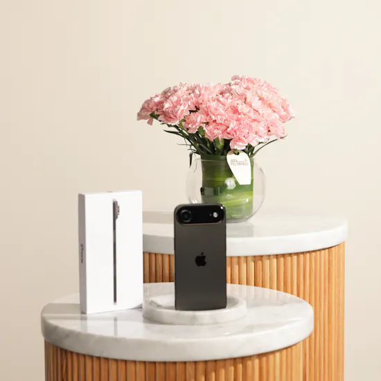 Apple iPhone Air Space Black 256GB | Blush of Gratitude Flowers