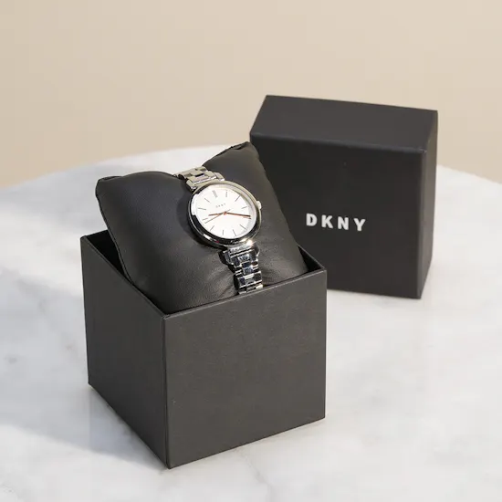 Dkny Ellington Silver Stainless Steel Women's Watch