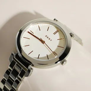 Dkny Ellington Silver Stainless Steel Women's Watch