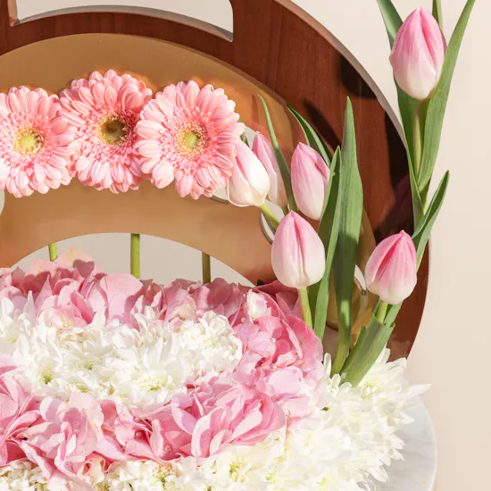 Elegant Touch Flowers Tray