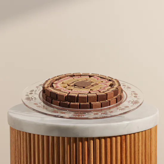 Soucolat Jaipur Trio Mix Round Tray