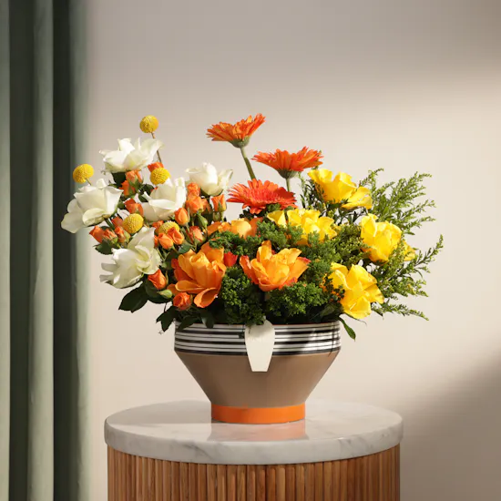 Bright Beginnings Flower Vase