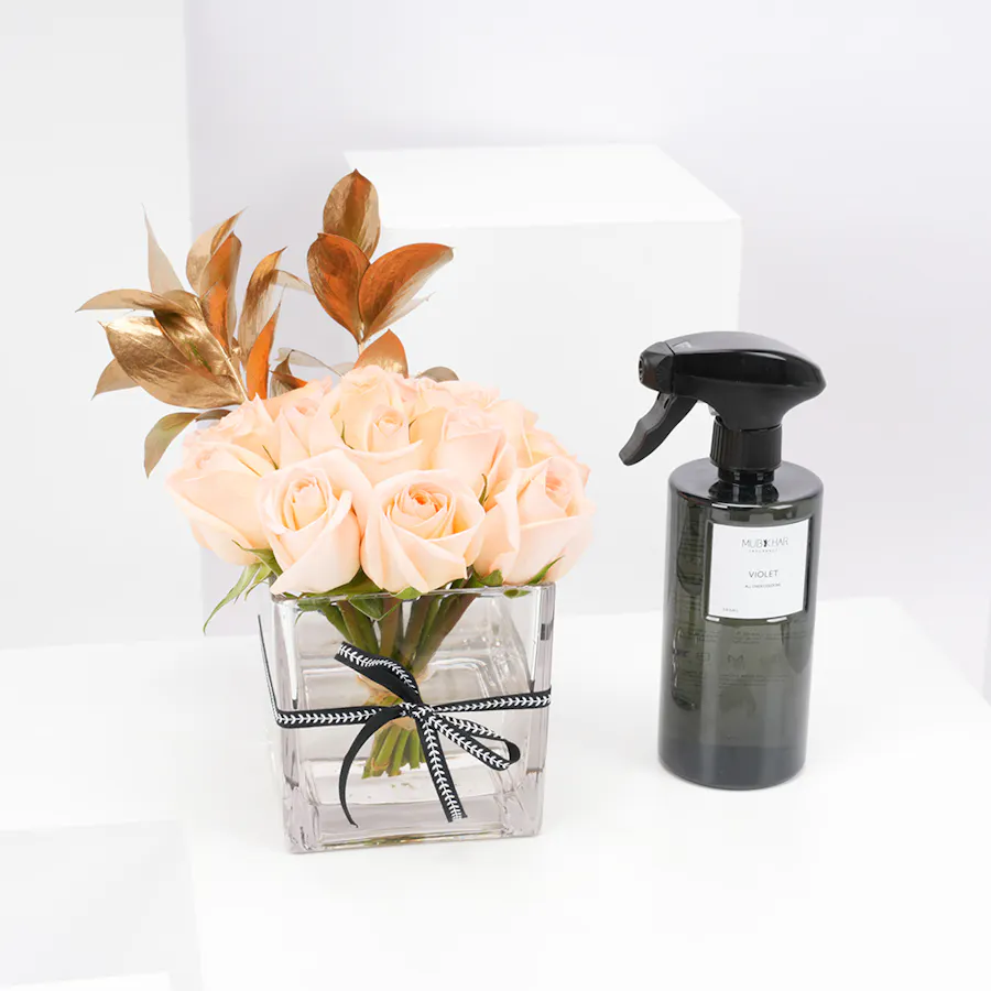 Mubkhar Violet All Over Cologne 500ml | Blooms Vase 3