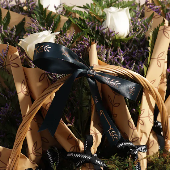 Elegant Flowers Basket