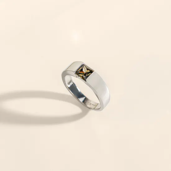 Floward Aurevine Silver Men's Ring | Size 10