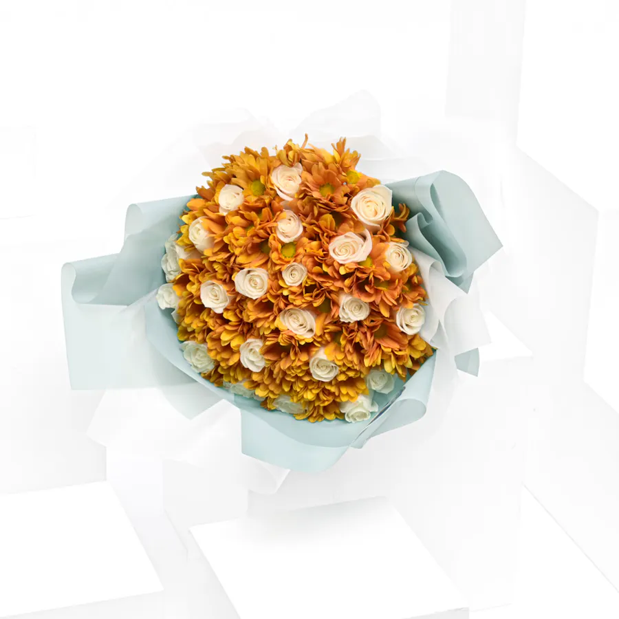 Sunny Chrysanthemums 3