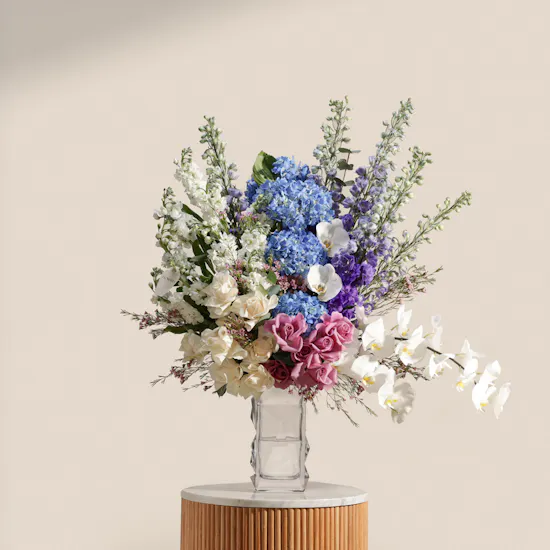 Rogaska Light Symphony Flowers Vase