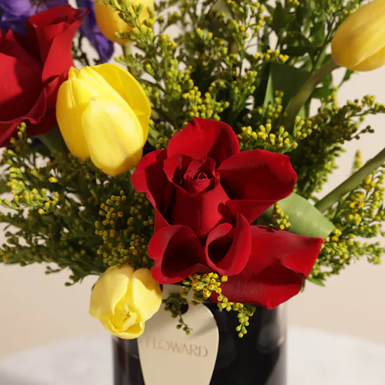 Floward Roses and Hearts Medium Chocolate Box | Purist Flowers