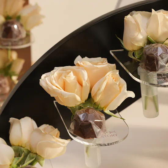 Founding Day Chocolate & Blooms Favors