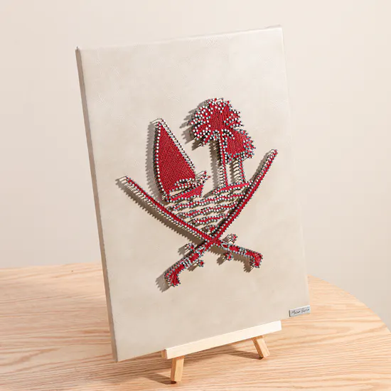 Maisam Qassem Emblem of the State of Qatar Art Piece