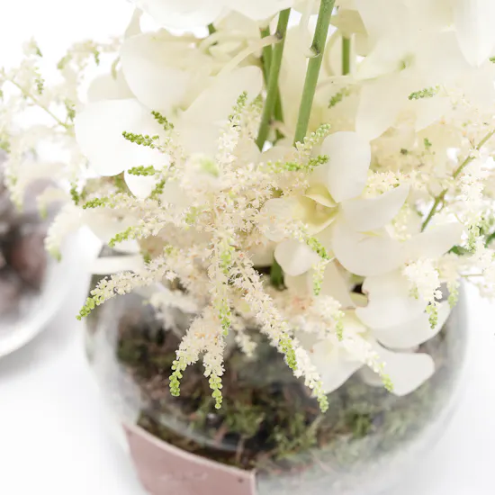 Floward Mixed Chocolates | White Blooms Vase