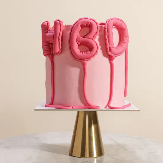 Floward Happy Birthday for Her Cake