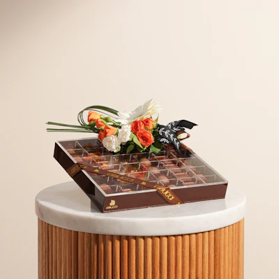 Abucci Chocolate Box | Elegant Flowers Abucci Chocolate Box | Elegant Flowers