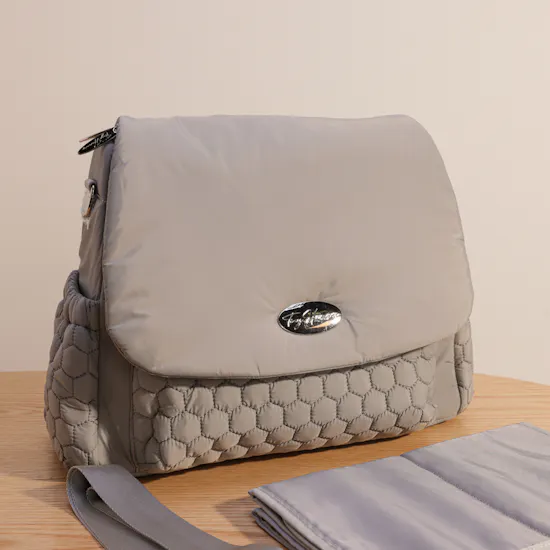 Tiny Humans Diaper Bag | Grey