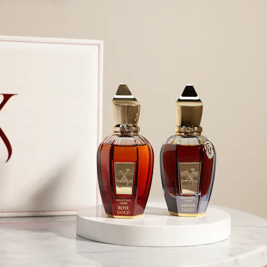 مجموعة عطر عنبر و روز جولد او دي بارفيوم للجنسين من زيرجوف