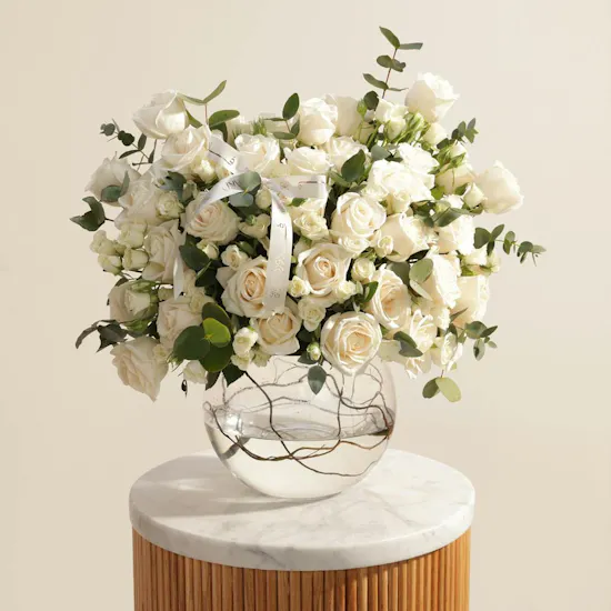 Calm Radiance Flower Vase