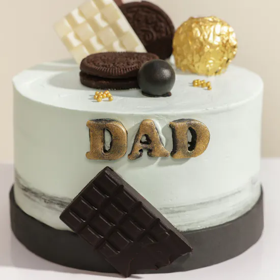 Sweet Sensation Dad Golden Crunch Cake | Elegant Blooms