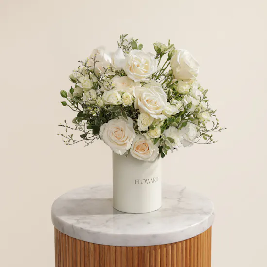 The Ivory Queen Flower Flower Box