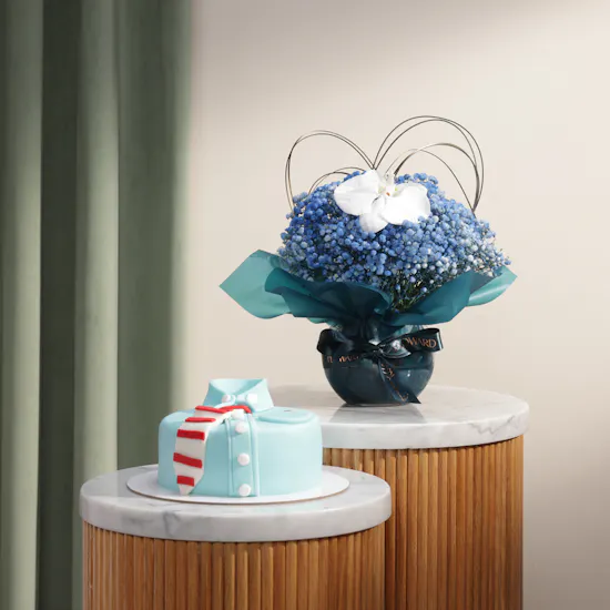 NJD Tie and Shirt Cake | Ocean Whisper Flowers