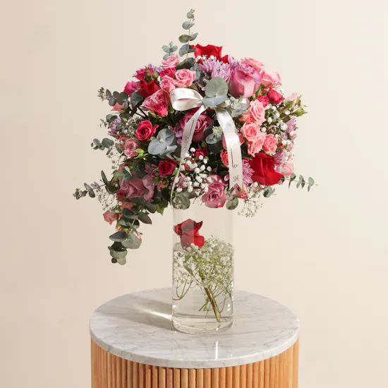 Stunning Birthday Rose Vase