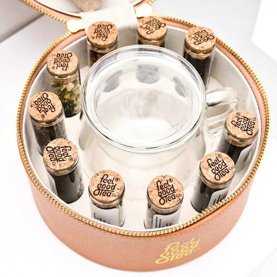 Brown Leather Box& 70 Pink Roses 5