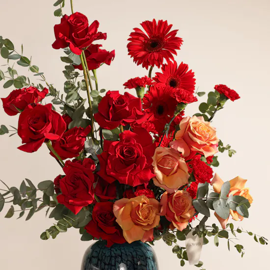 Sunset Glow Flower Vase