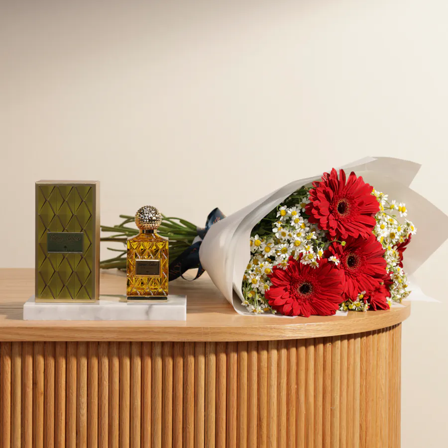 Ibraheem Al-Qurashi Perfume 75 ml | Gerbera Bouquet 5