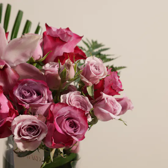 Violet Symphony Flower Vase
