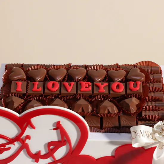 Floward Charming I Love You Chocolate Tray