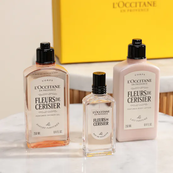 مجموعة عطر فلور دو سوريزييه او دي تواليت للنساء من لوكسيتان