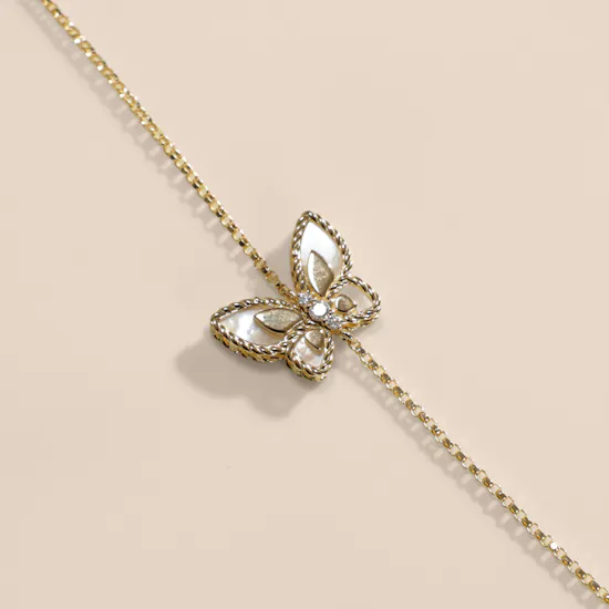 Damas Farfasha Petali Del Mare Butterfly Women's Bracelet