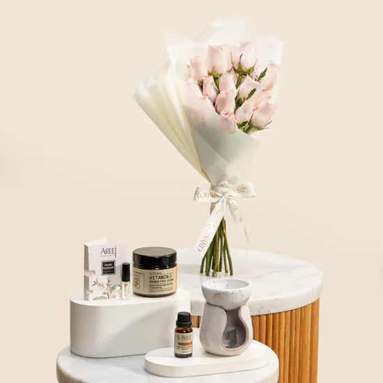 Areej Happiness Gift Set | Joyful Garden Flowers Bouquet