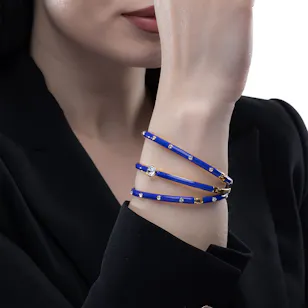 Alvira Blue Nile bracelets- Gold plated Alvira Blue Nile bracelets- Gold plated