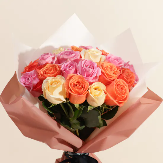 Colorful Roses Bouquet