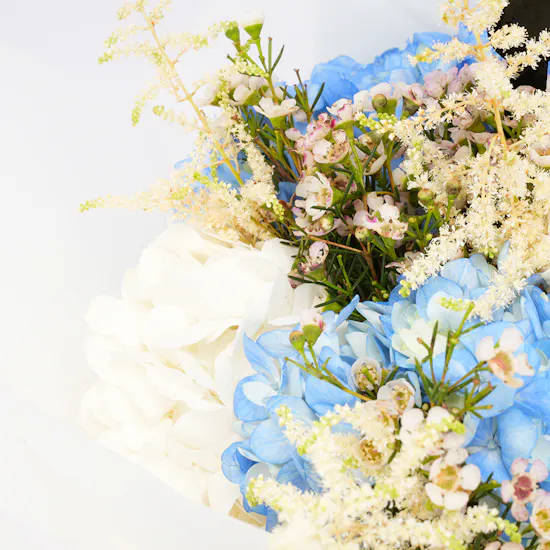 Hydrangea Bouquet | White Wrap