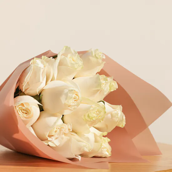 The Elegance of White Rose in Bouquet