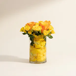 Golden Aura Flowers Vase Golden Aura Flowers Vase