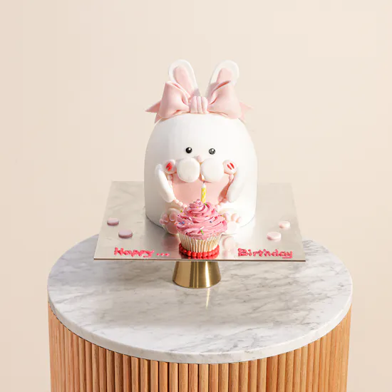 Floward Pink Bunny Cake