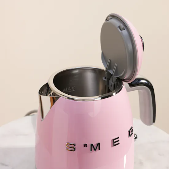 Smeg 50's Style Electric Mini Pink Kettle