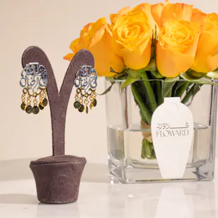 Felizmoda W Lana Fl Khayal Silver Earrings | 20 Roses Felizmoda W Lana Fl Khayal Silver Earrings | 20 Roses