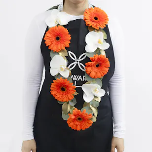 Hawaiian Floral Graduation Leis