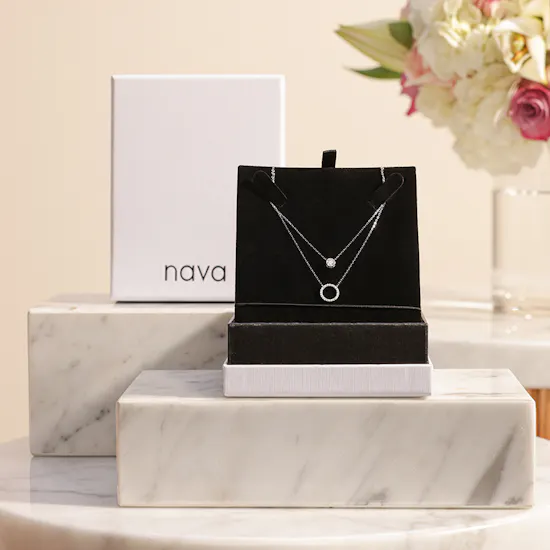 Nava Gold Necklace | Flowers of Love