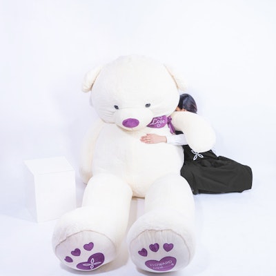 Floward XL White Teddy Bear